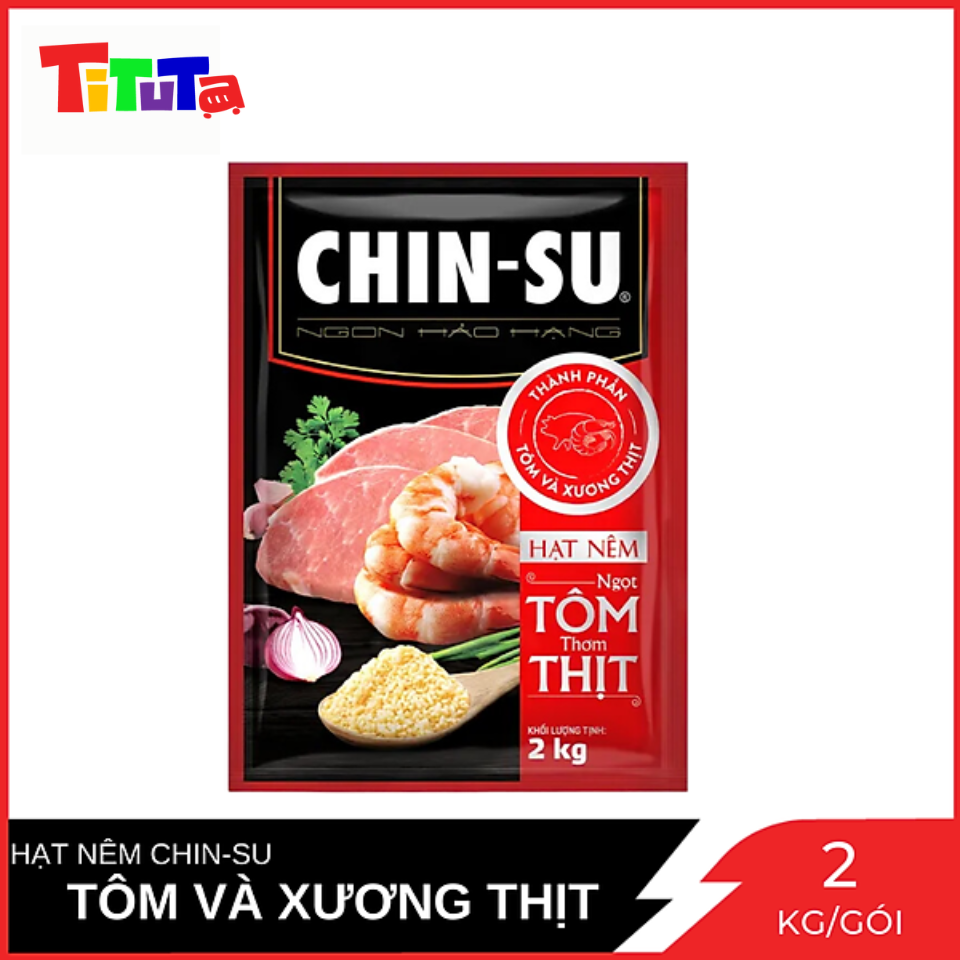 Hạt Nêm Chin-Su Tôm và Xương Thịt Gói 2kg