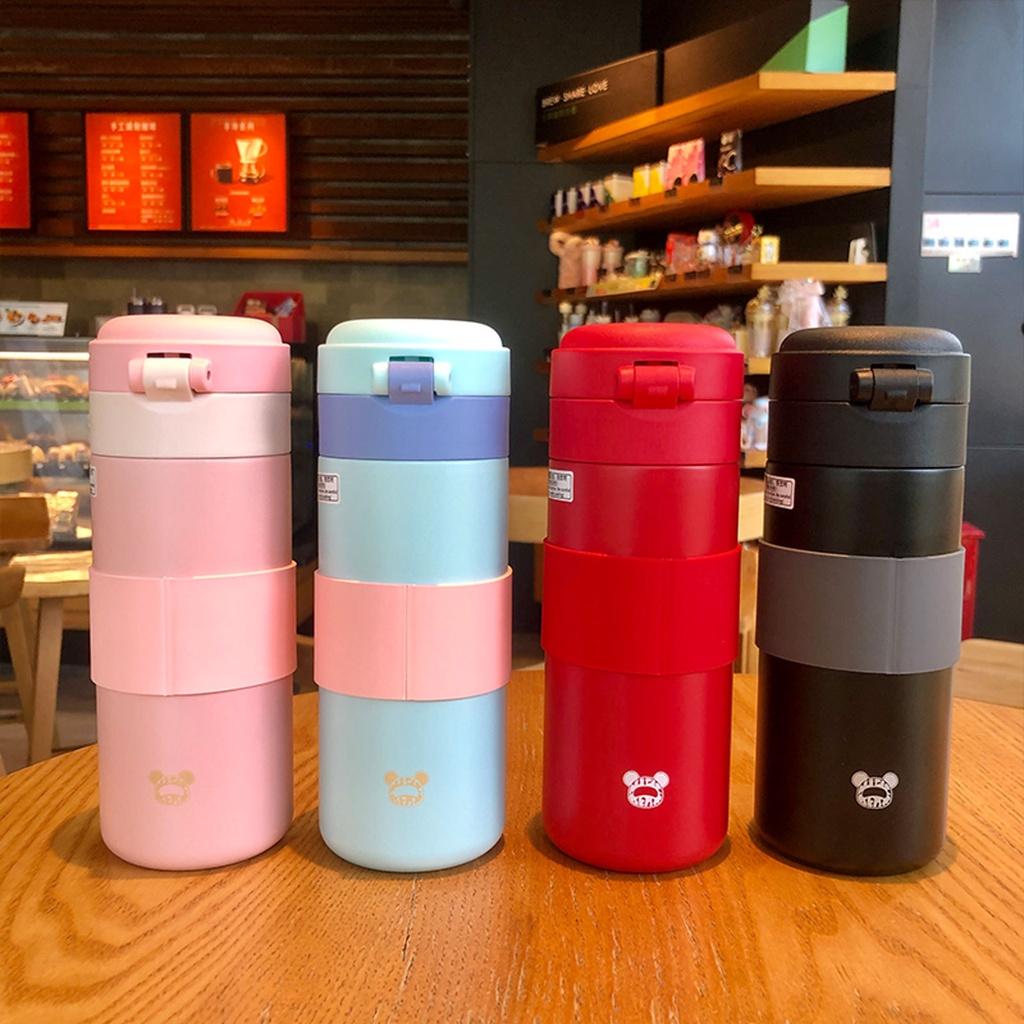 Bình giữ nhiệt hình gấu Magic Bear siêu cute 350ml