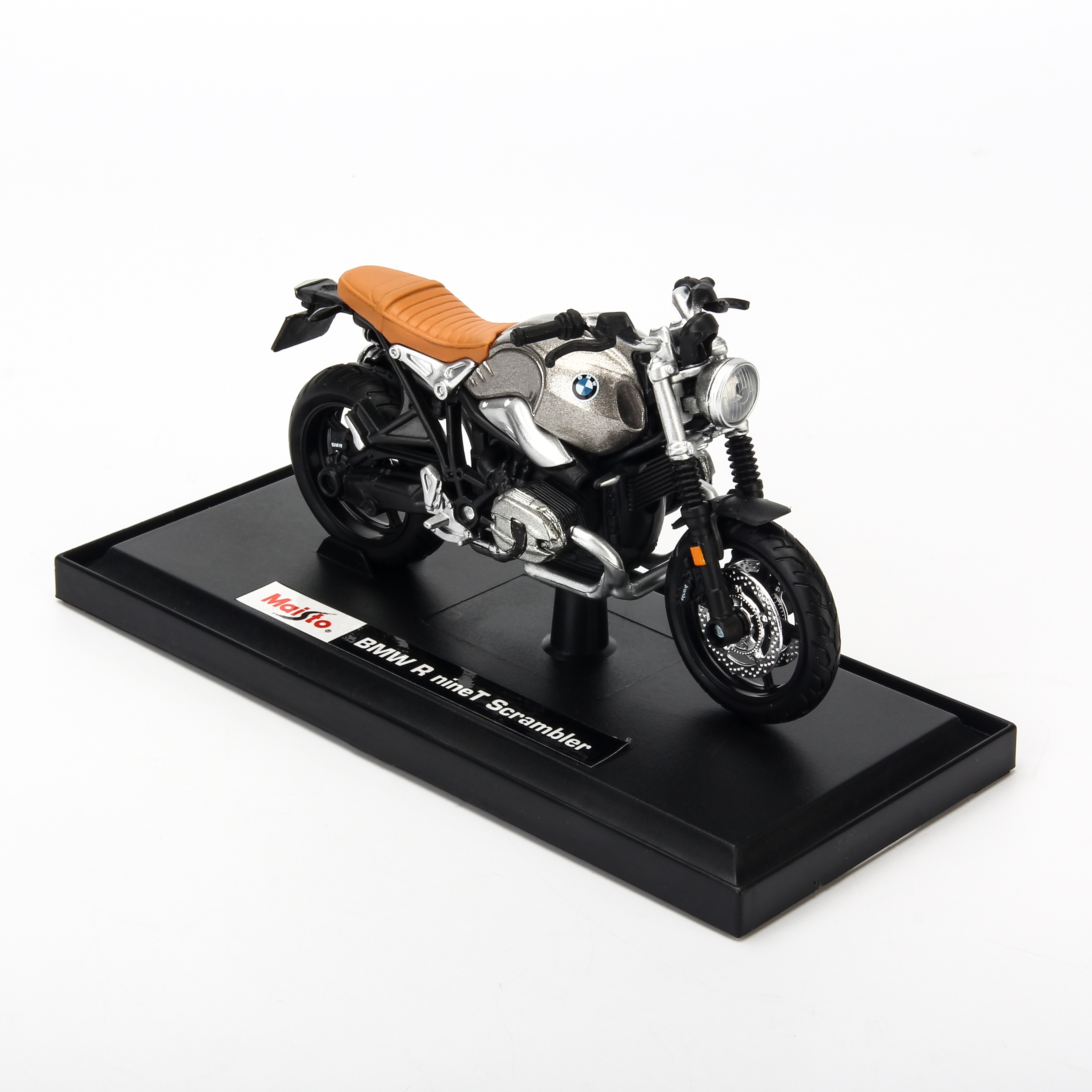 Mô hình xe mô tô BMW R Nine T Scrambler Silver 1:18 Maisto 20-18853