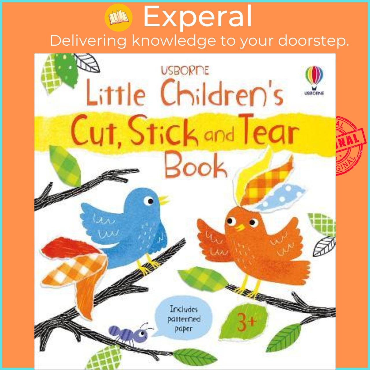 Sách - Little Children's Cut, Stick and Tear Book by Matthew Oldham