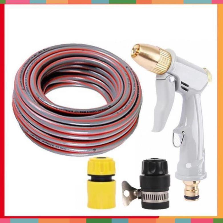 Bộ dây và vòi xịt rửa xe tưới cây tăng áp 7-10M 206846