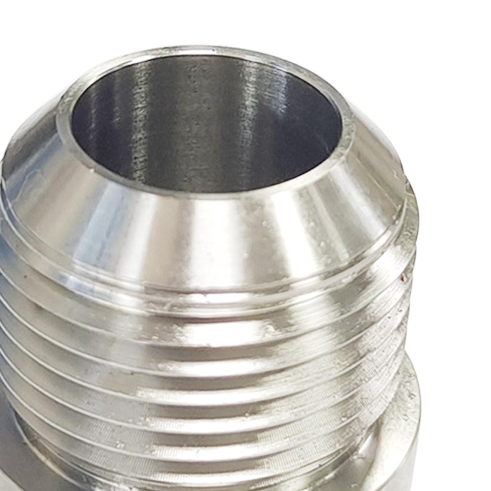 Stainless Steel Male Weld on Fitting Male Billet Assembly Durable Easy Installation Spare Parts Replacement Water Fuel Oil Tank Hose Adapter