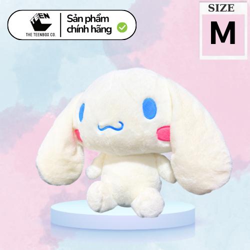 Gấu Bông Thỏ  Cinnamoroll size M Cho Bé Cao Cấp, Thú bông thỏ cho bé, Gấu Bông lớn, Gấu bông Cao Cấp Mềm Mịn Size 30cm, Quà tặng đáng yêu - Sản phẩm chính hãng, Phân phối bởi Teenbox