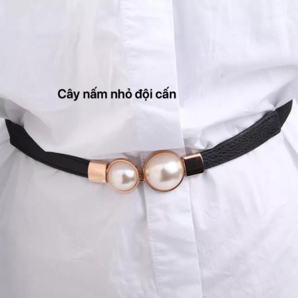 Đai váy chun co giãn đính hạt bản 1,5cm