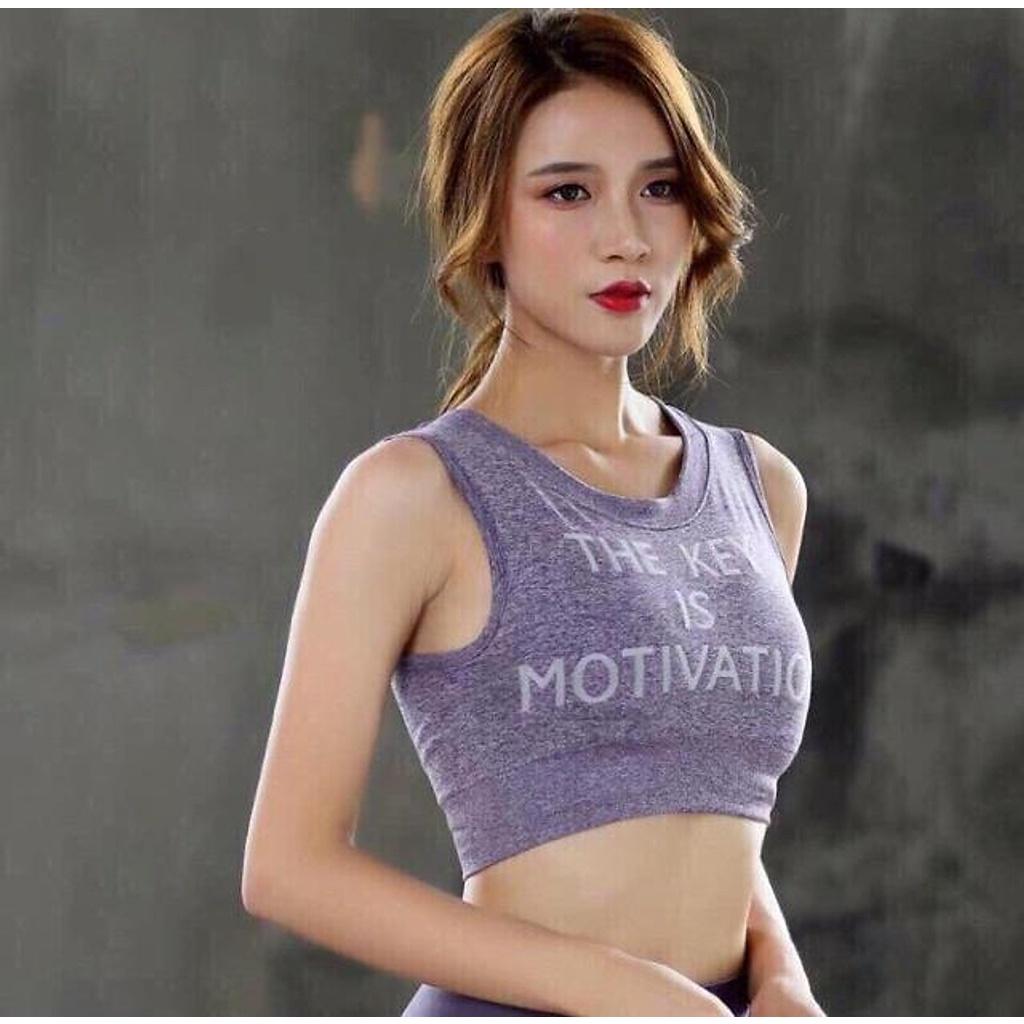 Áo Croptop Sát Nách Thể Thao Nữ