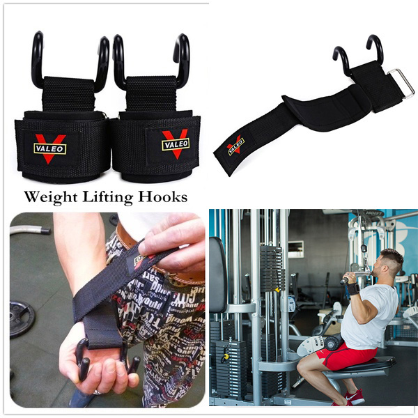 Găng Tay Có Móc Hỗ Trợ Nâng Tạ Weight Lifting Hook Valeo