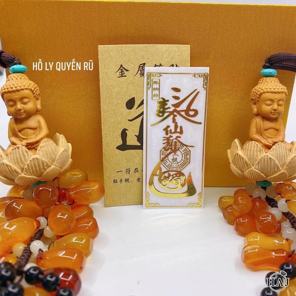 Miếng dán điện thoại tài lộc, may mắn