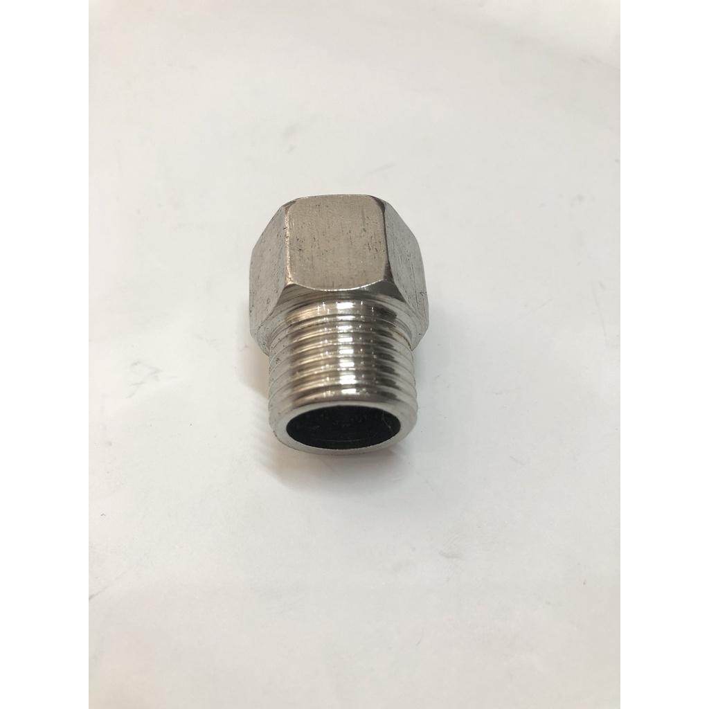 Nối Hụt Ren Trong 21 mm Ren Ngoài 21mm Inox