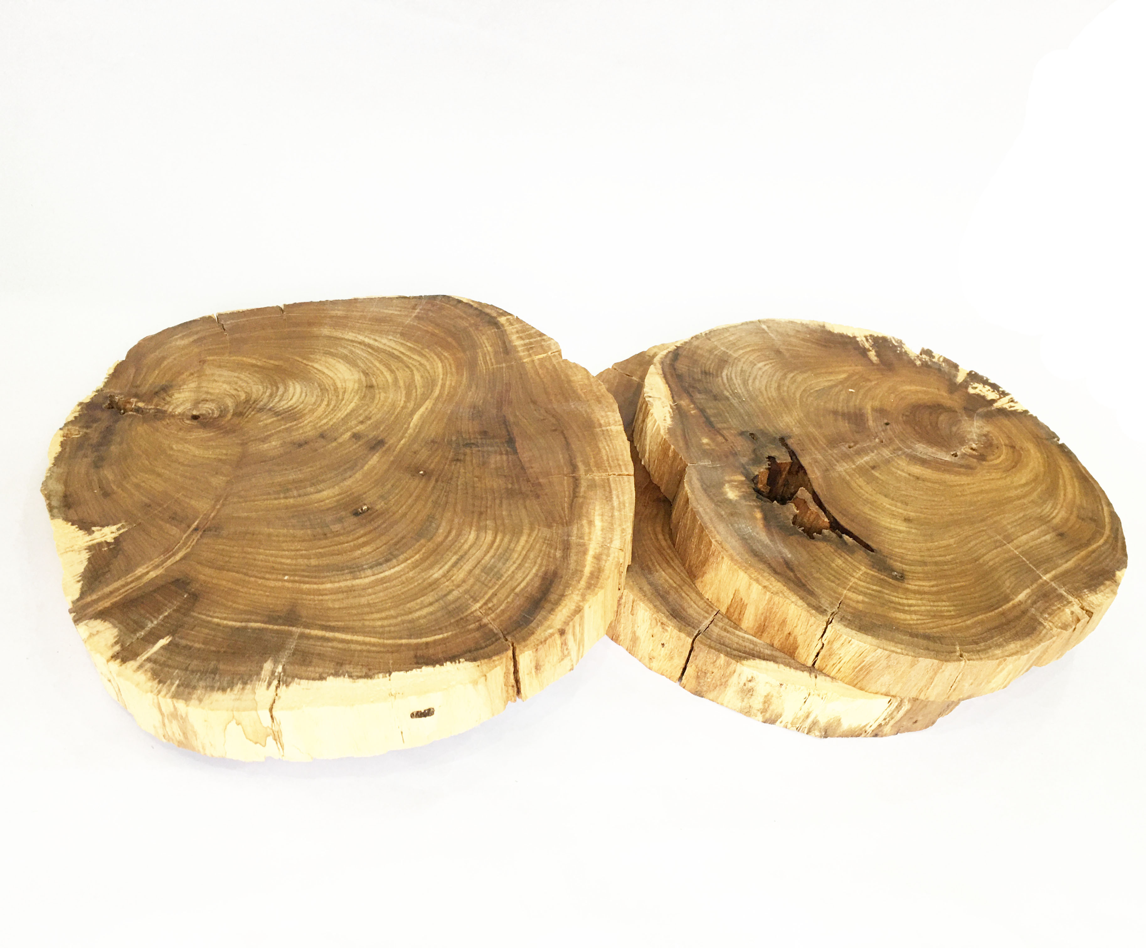 Khoanh gỗ lũa dùng trang trí, decor vintage, chụp ảnh KT 18-25cm