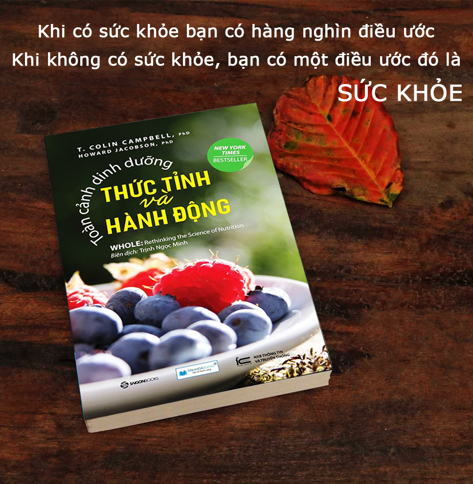 Combo sách: Ăn lành sống mạnh Trái đất thêm xanh + Bí mật dinh dưỡng cho sức khỏe toàn diện (TB) + Toàn Cảnh Dinh Dưỡng - Thức Tỉnh Và Hành Động