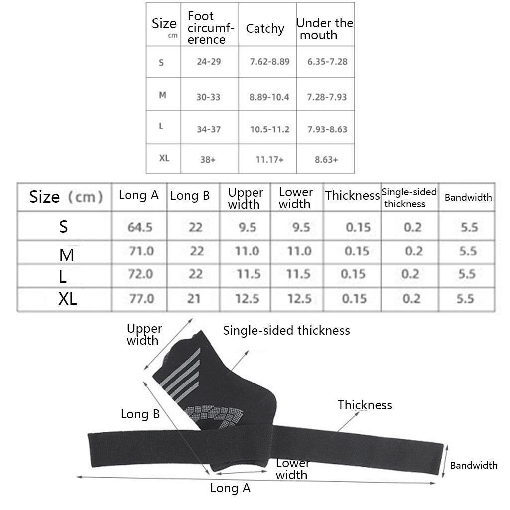 Ankle Support Brace Comfortable Washable Elastic Flexible Adjustable Compression Foot Wrap for Foot Protective ,Sports, Gym, Running, Cycling