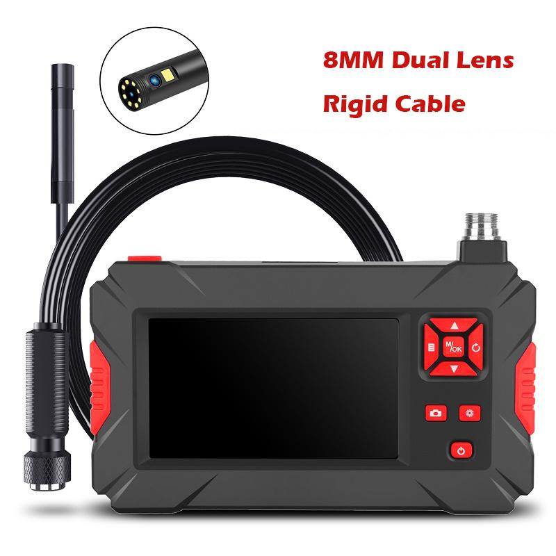 Ký kết kép ống kính nội soi công nghiệp 4,3 inch màn hình IPS KIỂM TRA KIỂM TRA BORESCOPE MÀN SẮC CAMPER IP68 không thấm nước 2600mah