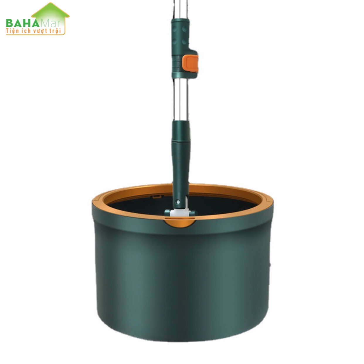 BỘ CÂY LAU NHÀ TIẾT KIỆM SỨC LAO ĐỘNG VÀ XÔ XOAY TRÒN PHÂN TÁCH NƯỚC THẢI "BAHAMAR" Nước sạch giặt giẻ lau và xoáy loại bỏ nước bẩn ra chậu ngoài một cách tách biệt luôn