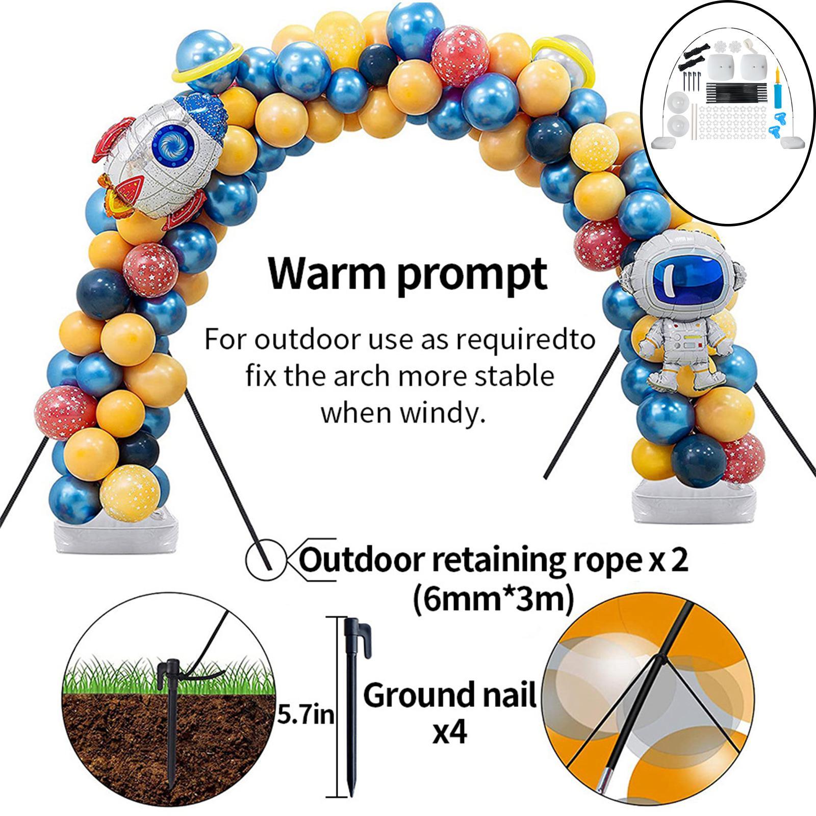 Decorative Balloon Arch Set Adjustable Balloon Garland Arch with Basement