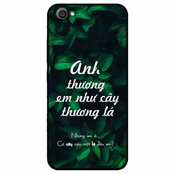 Ốp lưng in cho Vivo V5 Mẫu Anh Thương Em