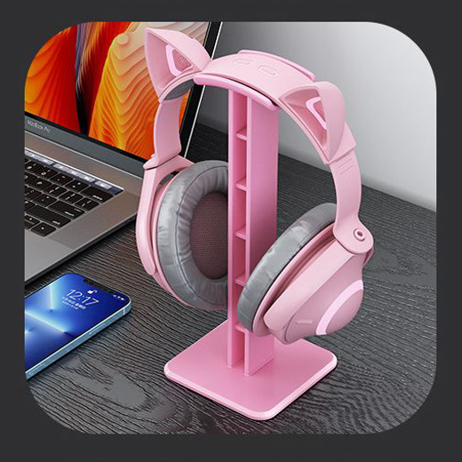 Headphone Stand - Giá treo tai nghe - giá đỡ tai nghe thân nhựa cao cấp - Có đế chống đổ, Thân đế chắc chắn siêu bền