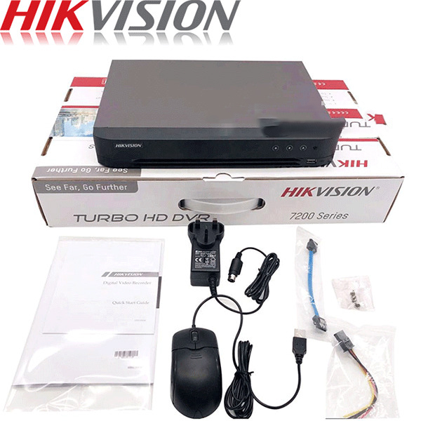 Đầu ghi hình camera Analog HD-TVI 8 Kênh Hikvision DS-7208HGHI-K1 (S) 1080P LITE H.265 Pro - Hàng chính hãng