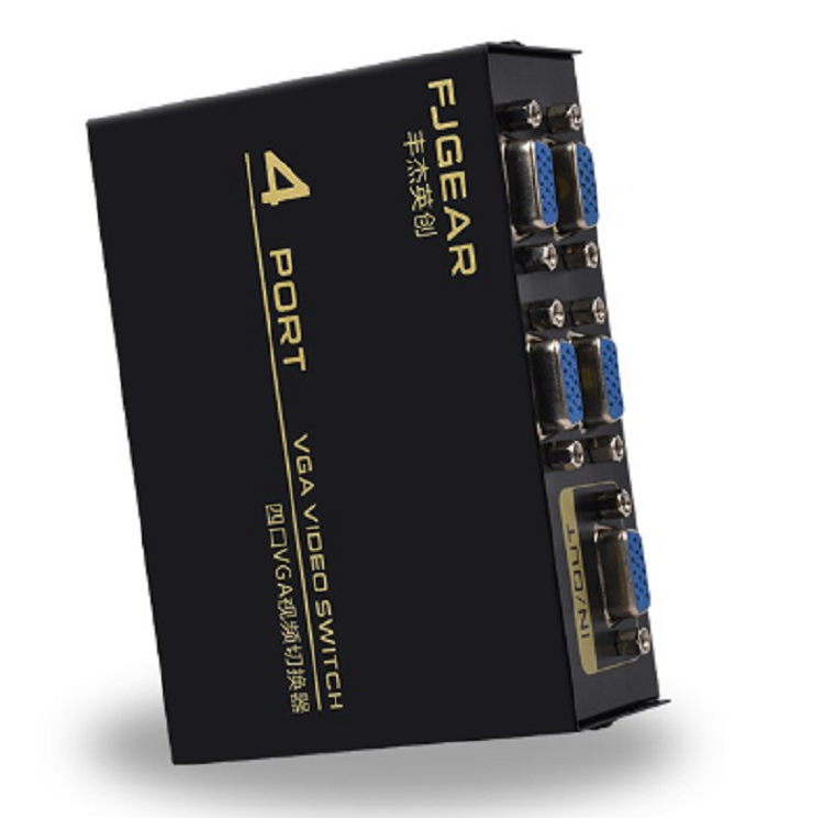 Bộ gộp vga 4 vào 1 ra - 4 máy tính chia sẻ cùng 1 màn hình