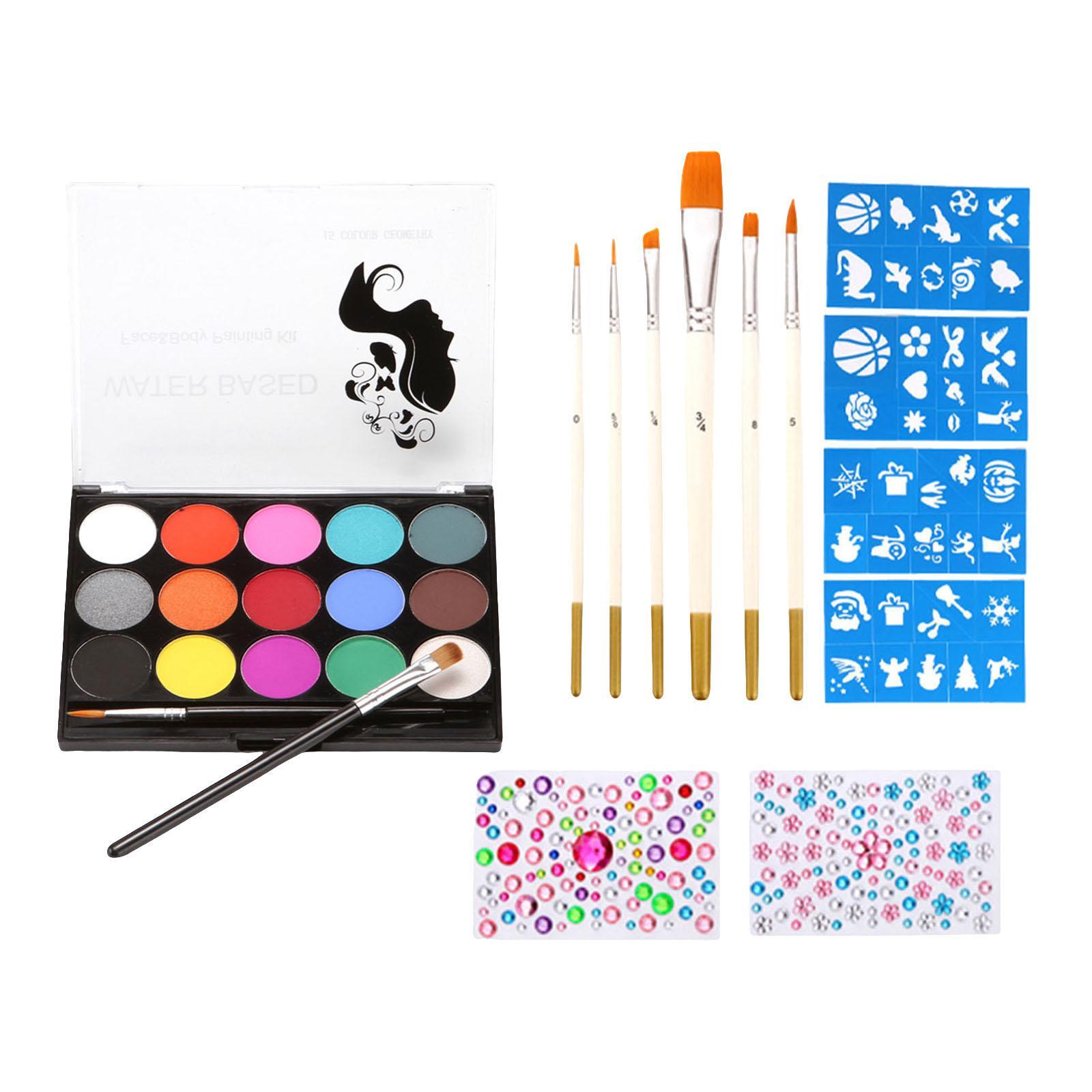 Face Body Painting  6 Brushes for Costume Parties Make up