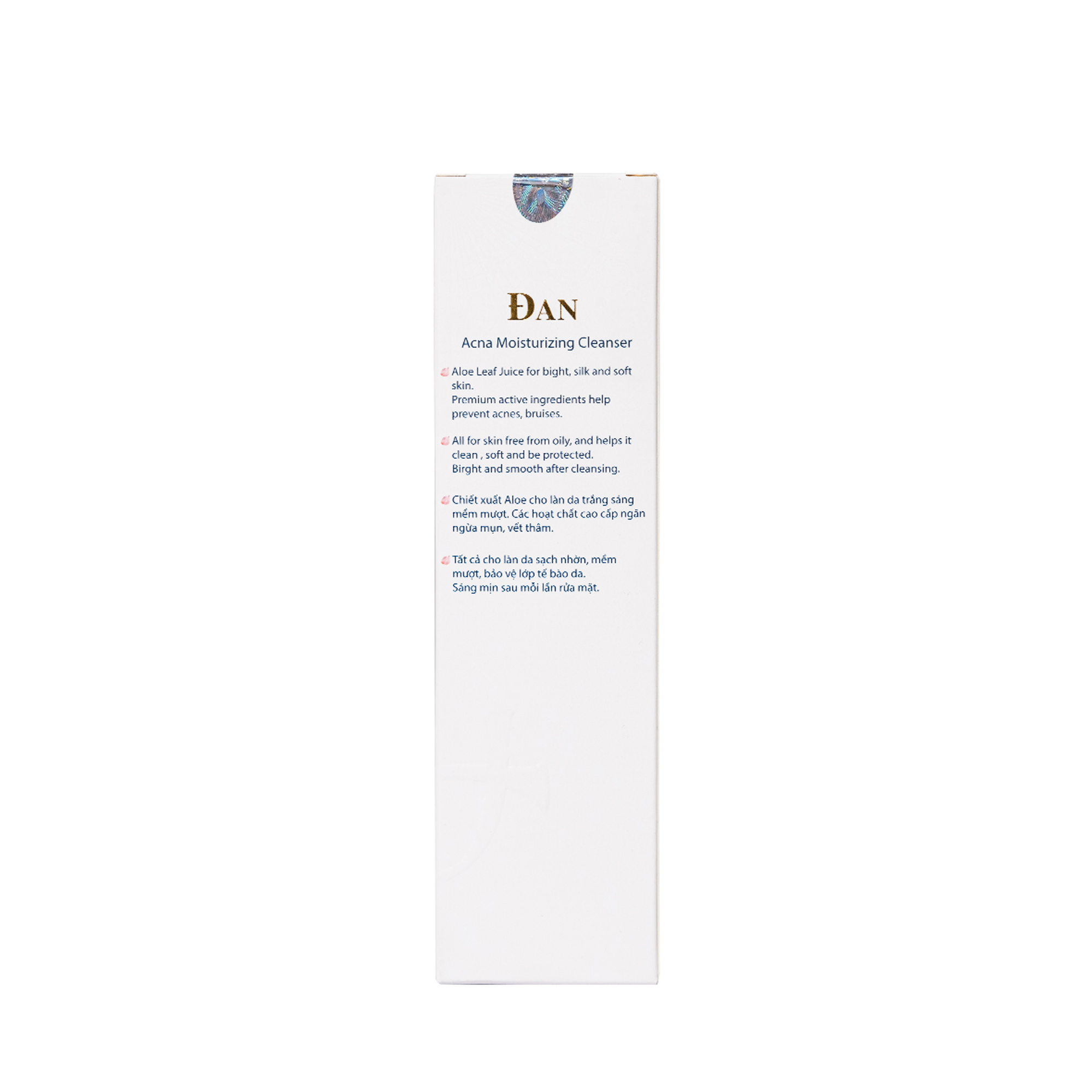 Sữa rửa mặt ĐAN Acna Moisturizing Cleanser Sạch nhờn, Ngừa mun, Sáng da (160g)