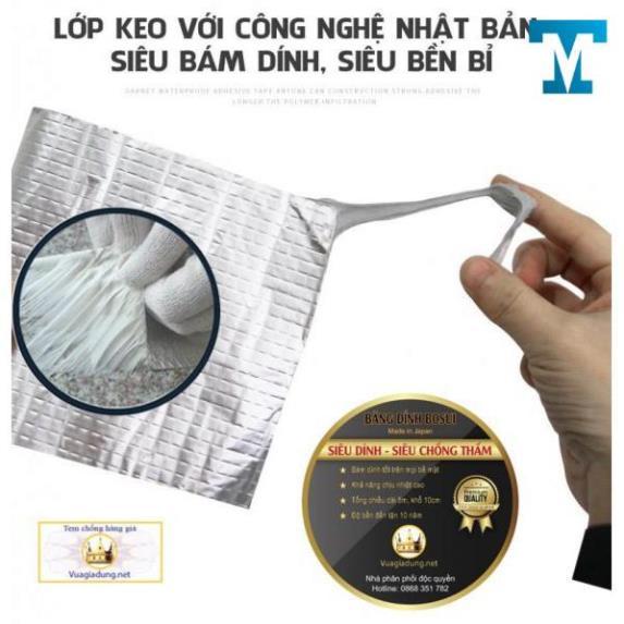 BĂNG KEO SIÊU DÍNH NHẬT BẢN CHỐNG THẤM 5cmx5m .