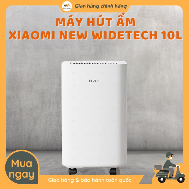 Máy hút ẩm thông minh Xiaomi New Widetech 10L tối ưu không gian sống- Mẫu mới 2023