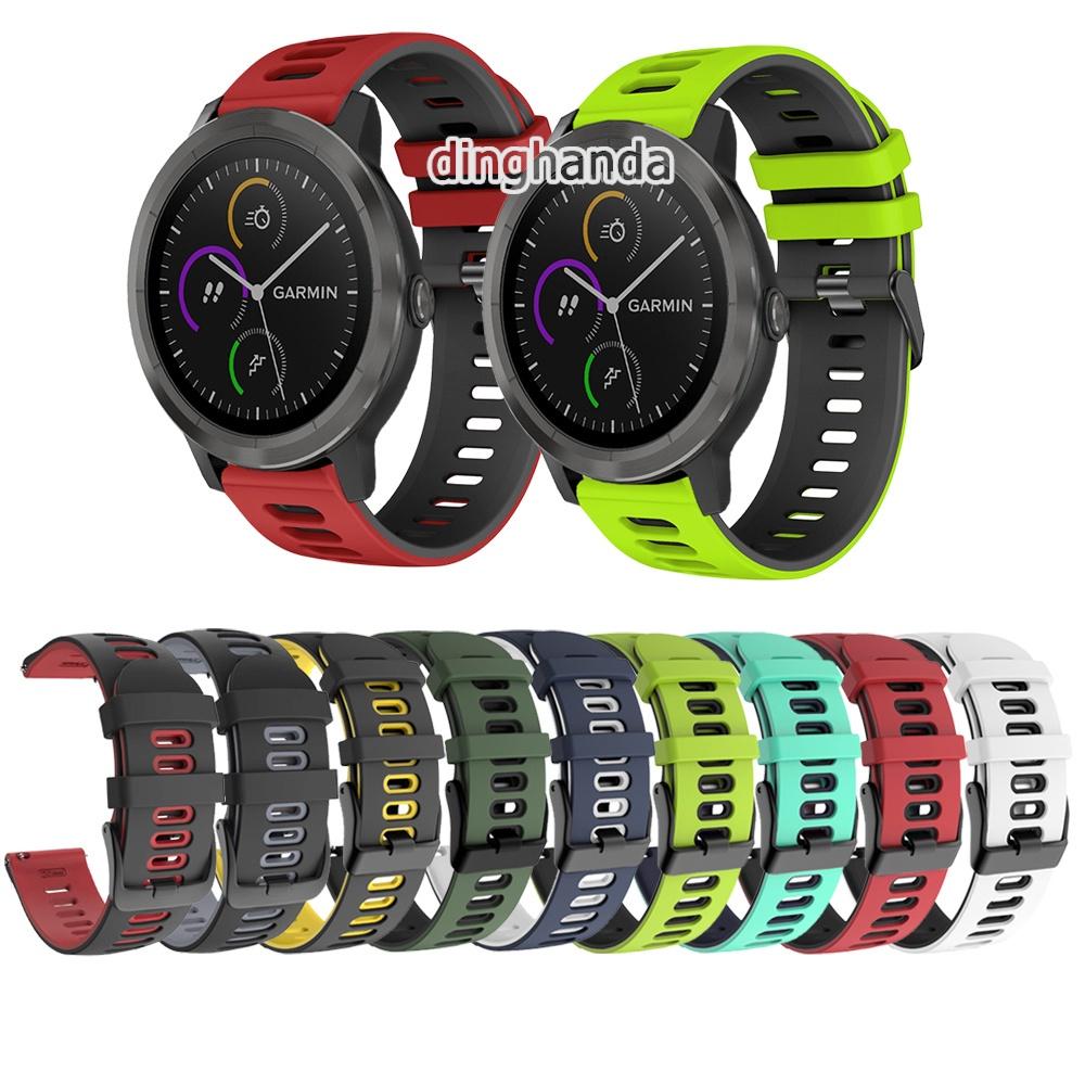 Dây đeo thay thế bằng silicone cho Garmin Vivoactive 3 Forerunner 645 245 Music Vivomove HR