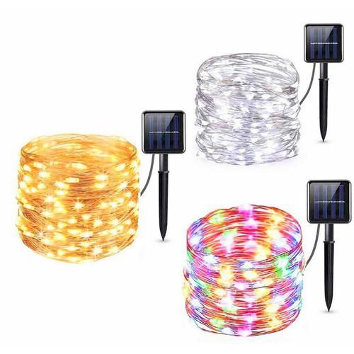 DÂY LED TRANG TRÍ DÀI 20M NĂNG LƯỢNG MẶT TRỜI SÁNG NHIỀU MÀU NHẤP NHÁY CỰC ĐẸP MẪU MỚI LOẠI TỐT SIÊU BỀN