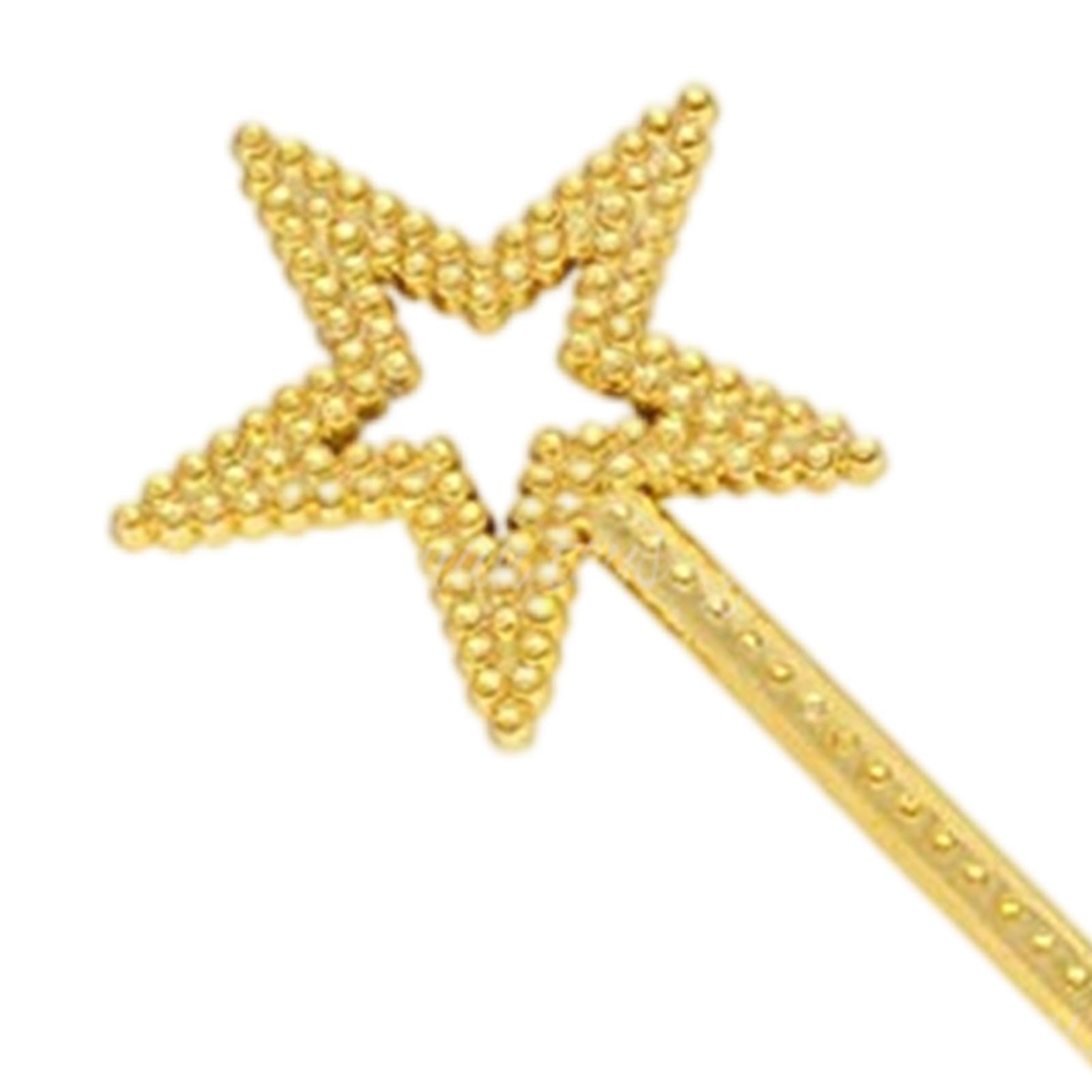 Star Wand Fairy Princess Stick Girls Dress up for Role Play Birthday Halloween