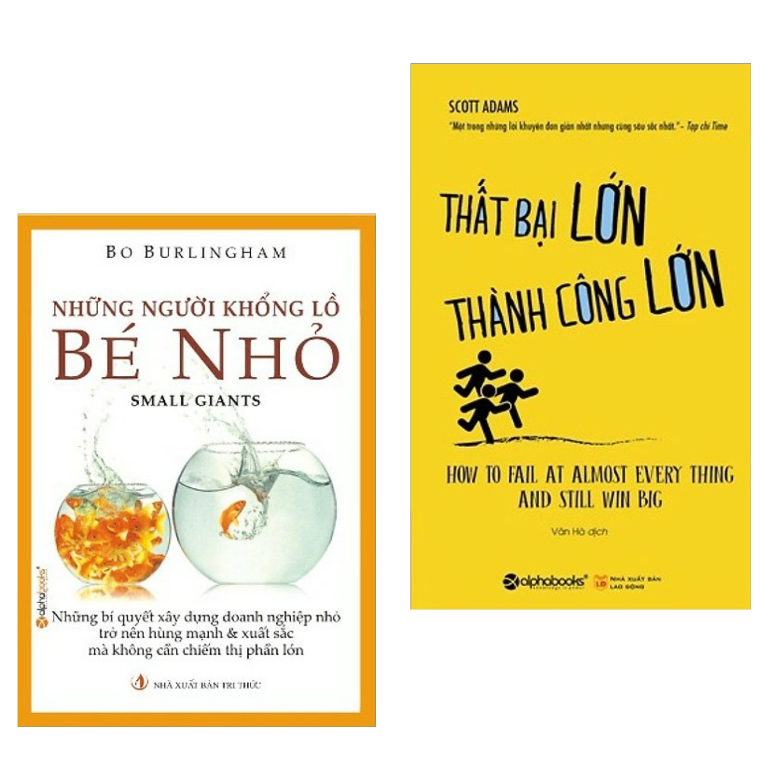 Combo Sách Hấp Dẫn Trong Lĩnh Vực Kinh Doanh: Những Người Khổng Lồ Bé Nhỏ + Thất Bại Lớn - Thành Công Lớn