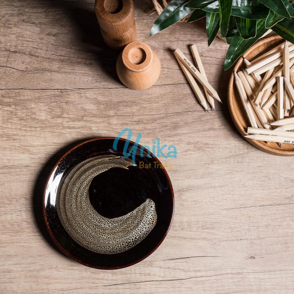 Đĩa Men Cánh Gián Đường Kính 12cm - Gốm Sứ Cao Cấp Bát Tràng