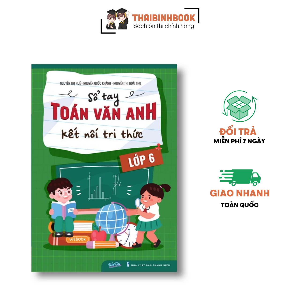 Sách Sổ Tay Kiến Thức Toán Văn Anh Lớp 6 (Kết Nối Tri Thức)