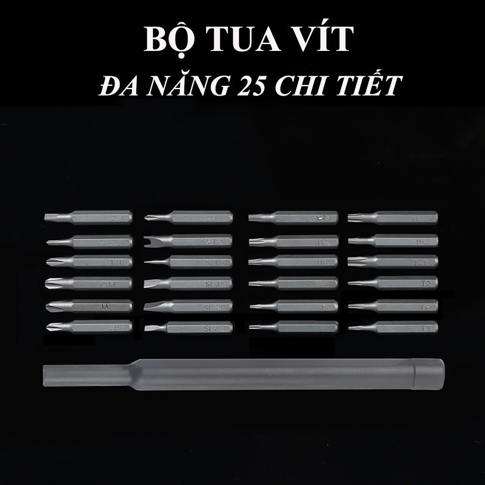 Bộ Tua Vít Cầm Tay Sử Dụng Thép Hợp Kim Siêu Bền, Sửa Chữa Đồ Gia Dụng Nhỏ Gọn Và Các Thiết Bị Điện Tử