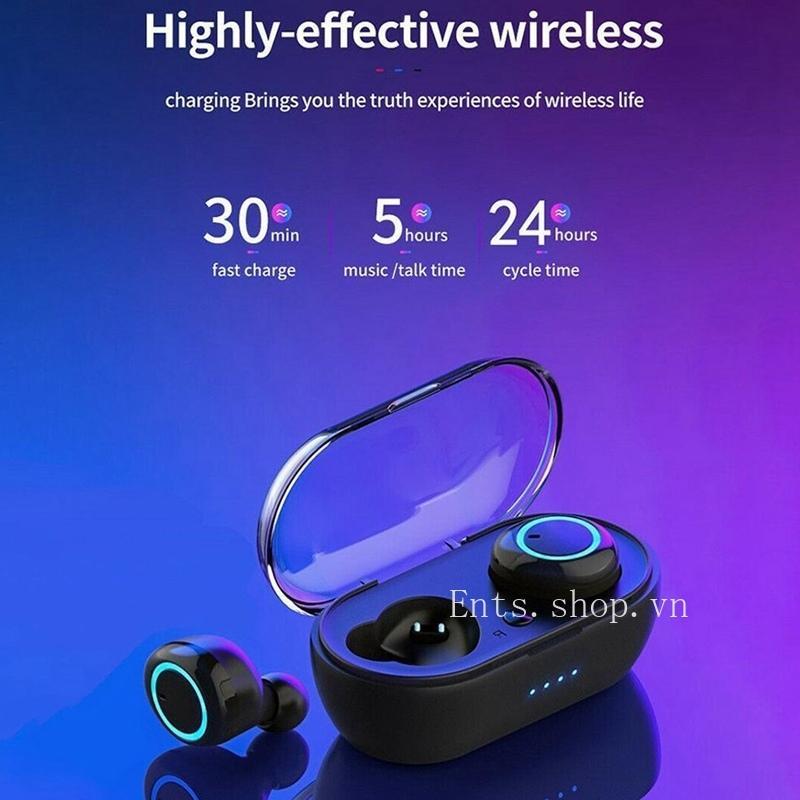 Tai Nghe Mini Bluetooth 5.0 W12, Tai Nghe Không Dây TWS, Tai Nghe Âm Thanh Nổi