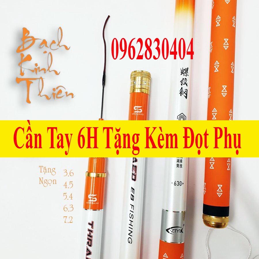 Cần Câu Tay Bạch Kinh Thiên 6H Tặng Kèm Ngọn Phụ