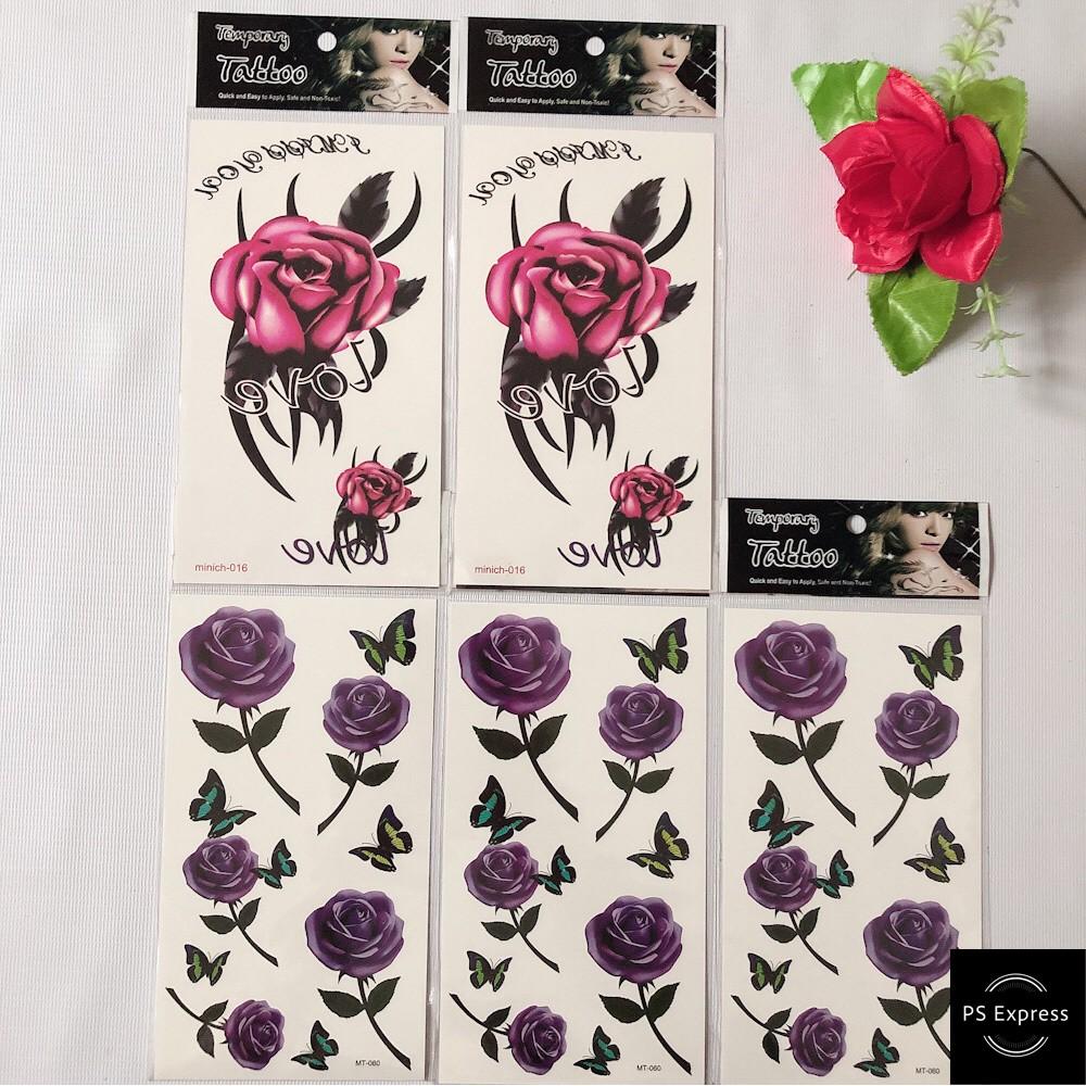 Combo 5 tấm hình xăm dán hao 10x20cm- mua từ 2 combo tặng tấm đồng size