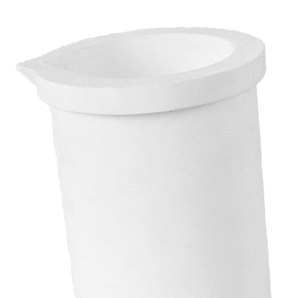 3pcs 2kg Quartz Silica Melting Crucible Pot Cup Metal Gold Silver Casting