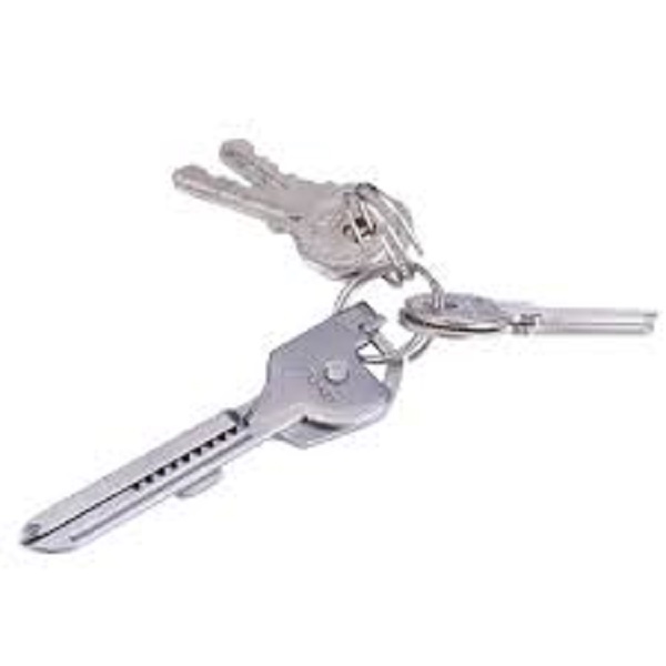 Móc khóa đa năng 6 trong 1: khui bia, dao cắt , tua vít, Tuốc nơ vít bỏ túi
