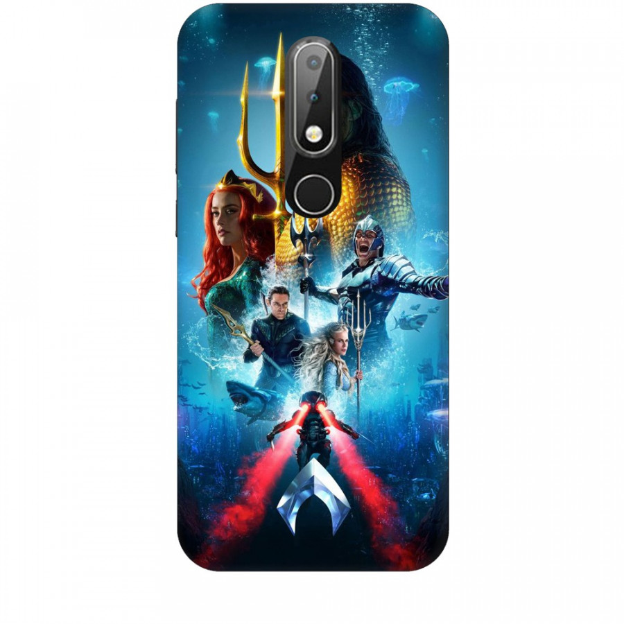 Ốp lưng dành cho điện thoại NOKIA X6 AQUAMAN Mẫu 1