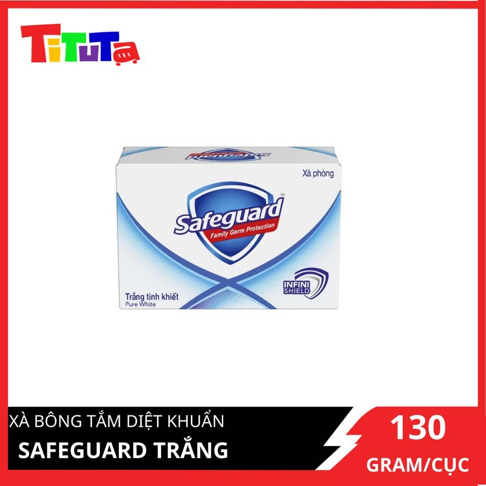 Xà Bông Cục Safeguard Trắng Tinh Khiết 130g 