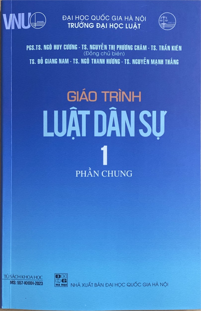 Giáo trình luật dân sự 1: phần chung