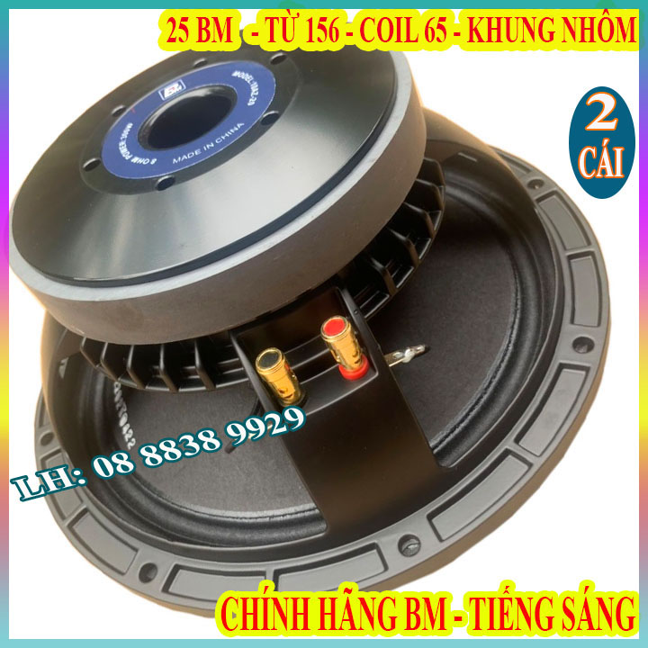 CẶP LOA BASS 25 BM TỪ 156 COIL 65 CAO CẤP HÀNG NHẬP KHẨU - GỒM 2 LOA