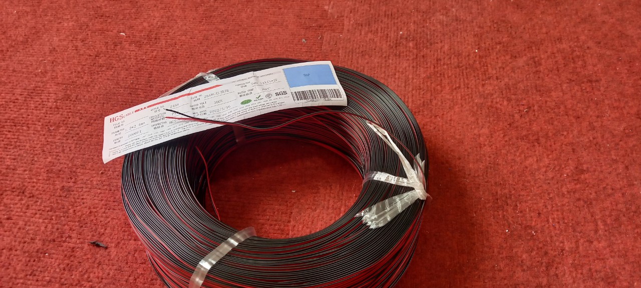 Dây điện đôi nối mạch 24AWG (2*0,5mm) 28AWG (2*0,3mm)