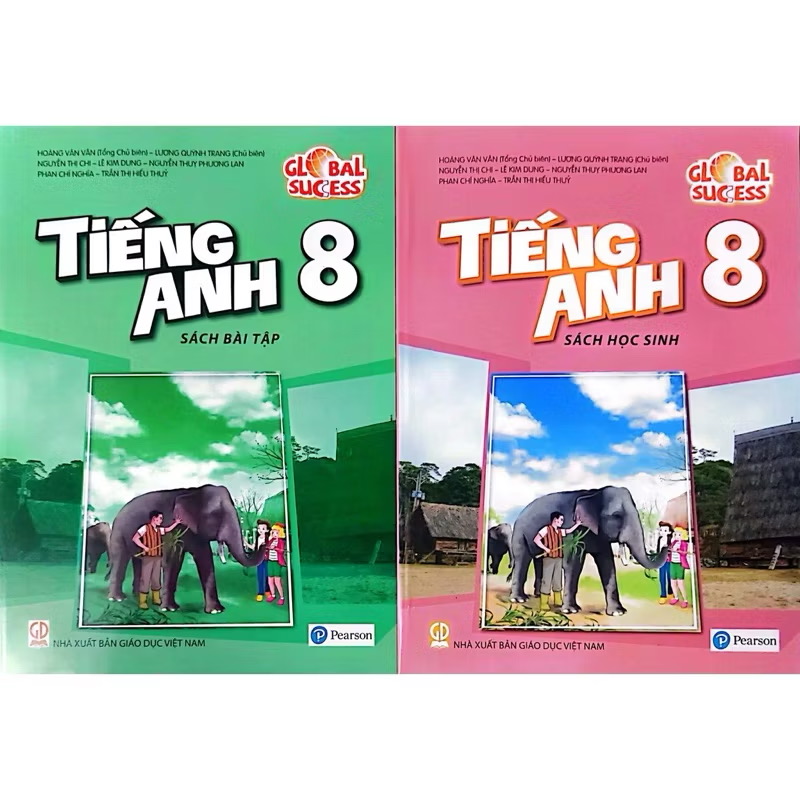 ￼Sách -(Combo)Tiếng Anh 8 -Sách Học Sinh+ Sách Bài Tập -Global Success