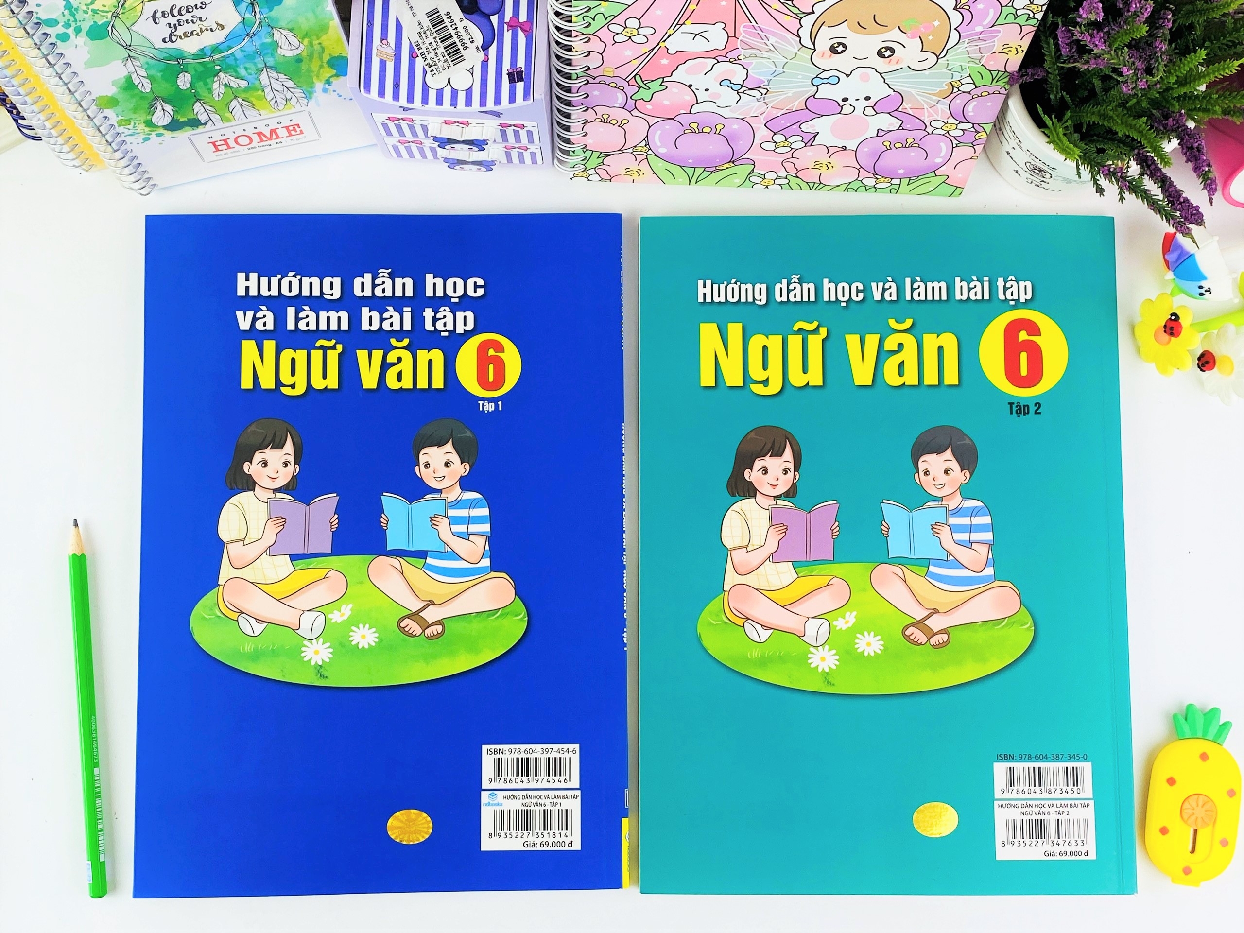 Sách - Combo 2 Cuốn Hướng Dẫn Học Và Làm Bài Tập Ngữ Văn 6 - Biên soạn theo chương trình GDPT mới - Cánh Diều - ndbooks