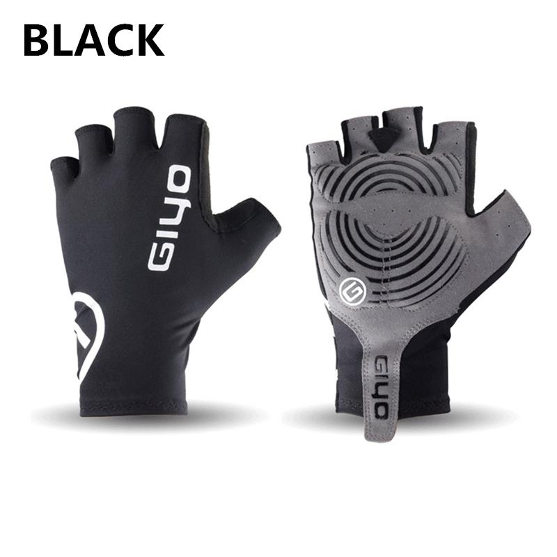 Bơm GIYO Cảm Ứng Màn Hình Dài Nửa Ngón Tay Gel Xe Đạp Thể Thao Găng Tay Xe Đạp MTB Xe Đạp Đường Bộ Đi Xe Đua Găng Tay Nữ Áo Xe Đạp găng Tay