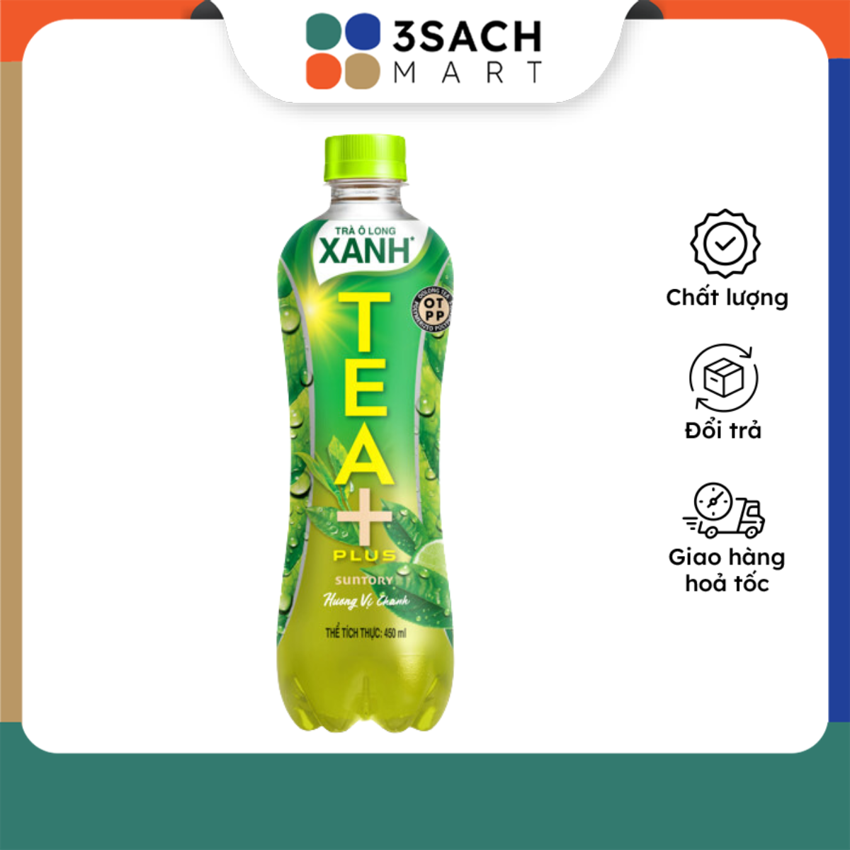 Trà Olong Xanh Tea+ Pepsi (Chai 450ml)