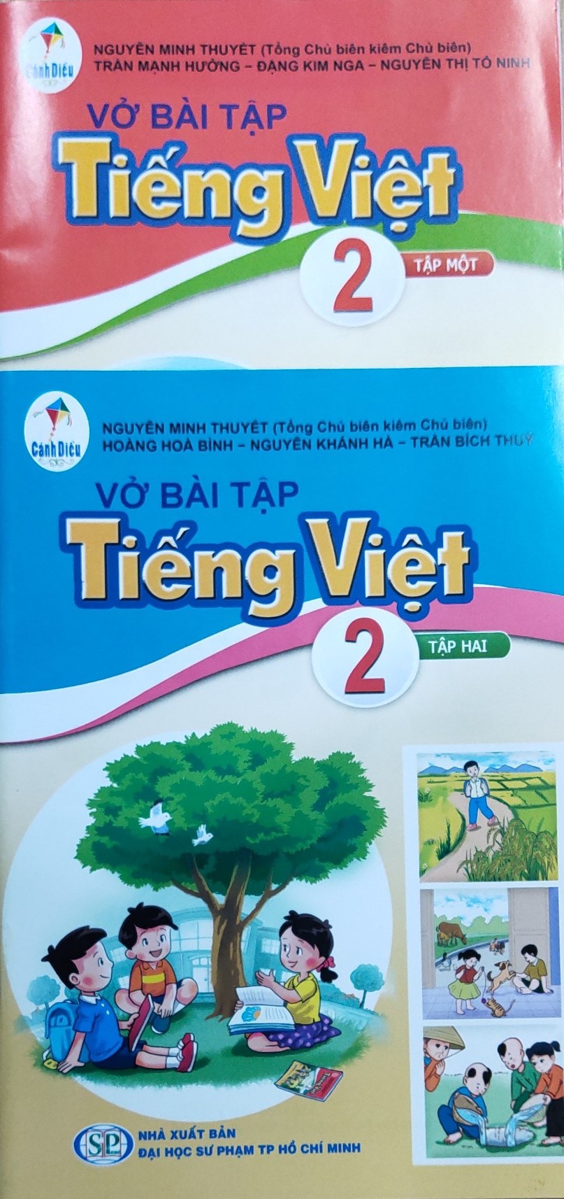 Vở bài tập Tiếng Việt lớp 2 (2 tập) Bộ sách Cánh Diều