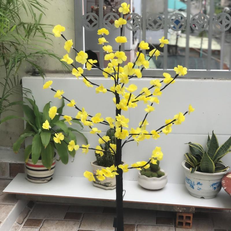 CÂY HOA MAI, HOA ĐÀO ĐÈN LED 1M2 CAO CẤP BẢO HÀNH 1 THÁNG