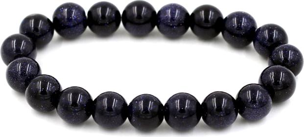 Vòng tay chuỗi hạt đá lam sa 10 ly 19 hạt